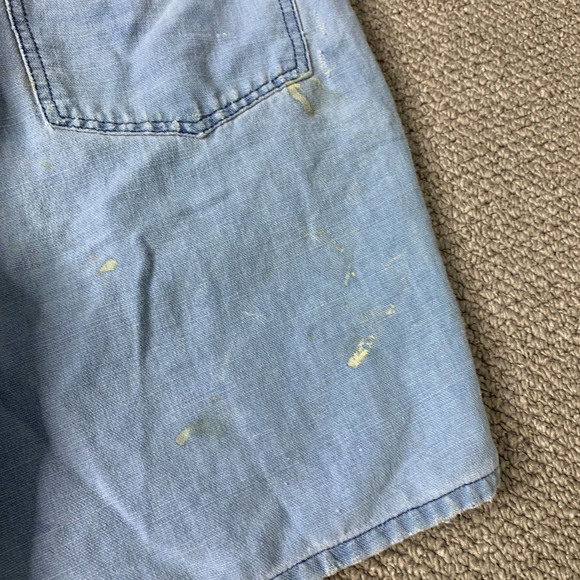 Guess Womens Shorts Size 3 Juniors Blue Light Wash Denim Cotton Linen Blend - Picture 6 of 14